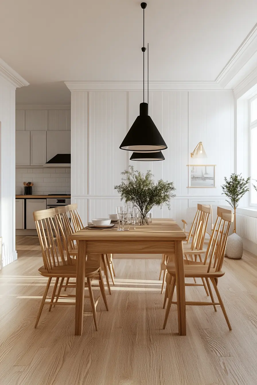 Scandinavian Dining Room 96884