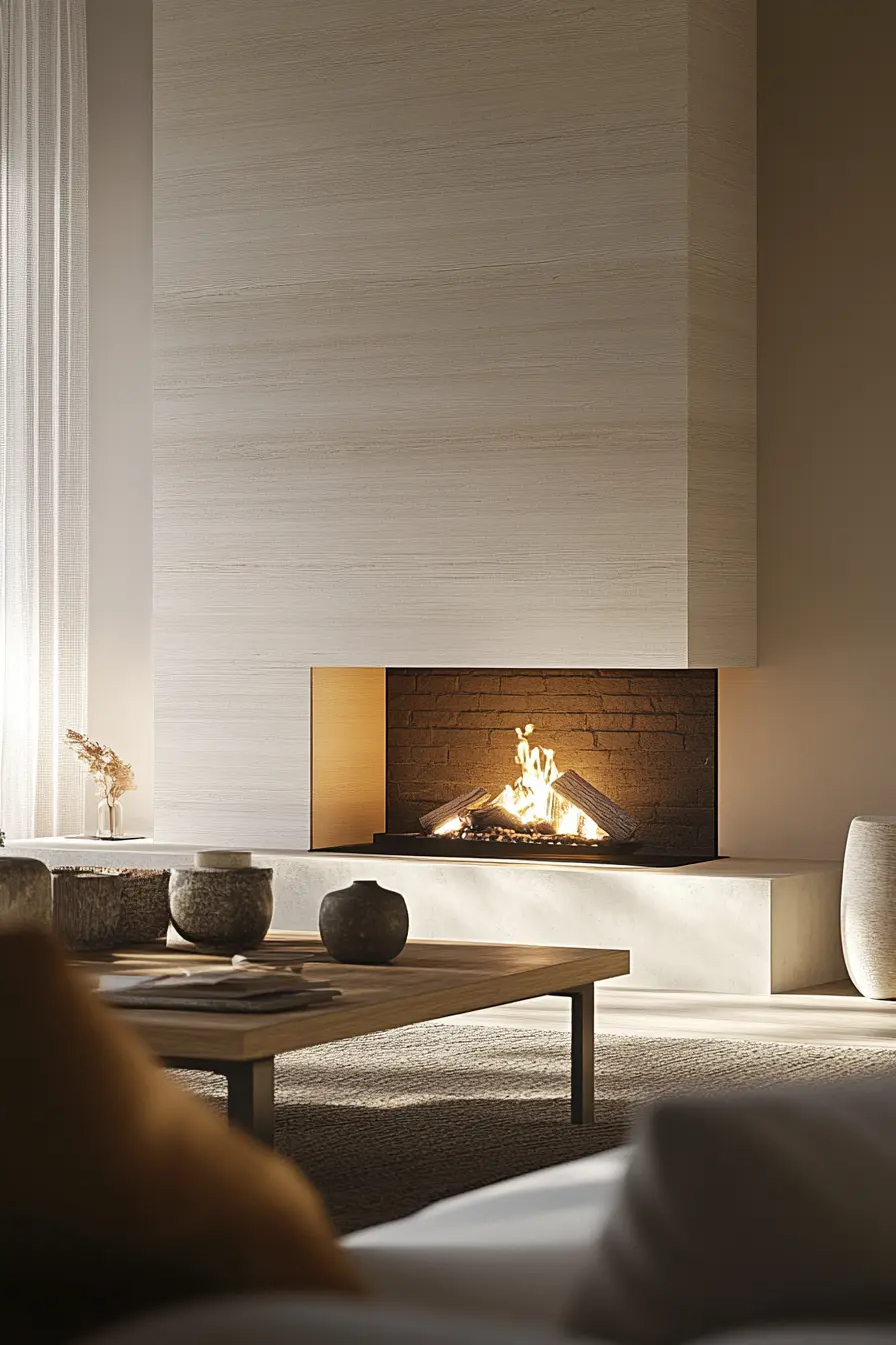Shiplap Fireplace 90278