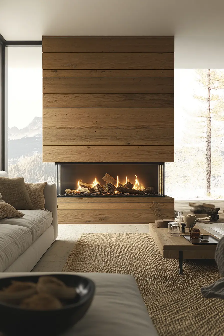 Shiplap Fireplace 108898