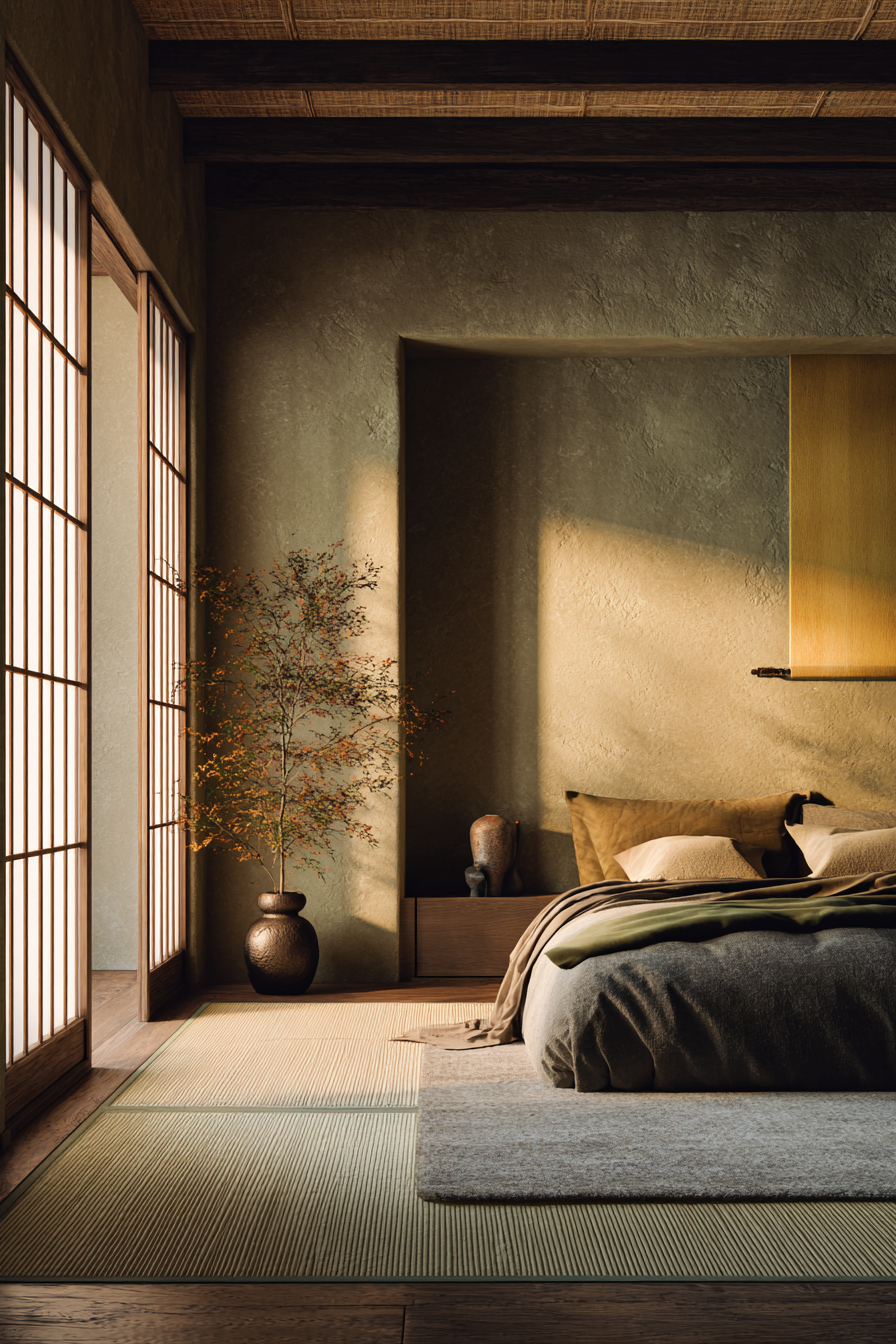 Wabi Sabi Bedroom 1405792