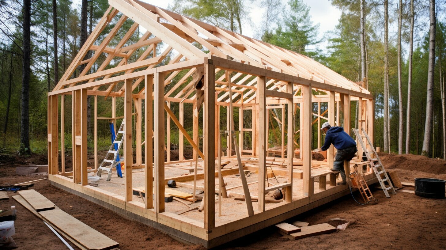 🌼 Cómo construir una casa de madera para vivir