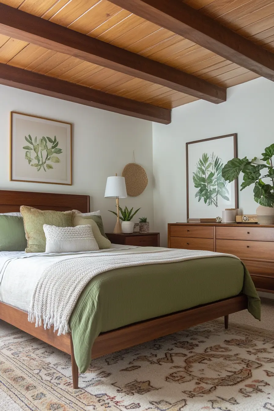 Mid Century Modern Bedroom 112494