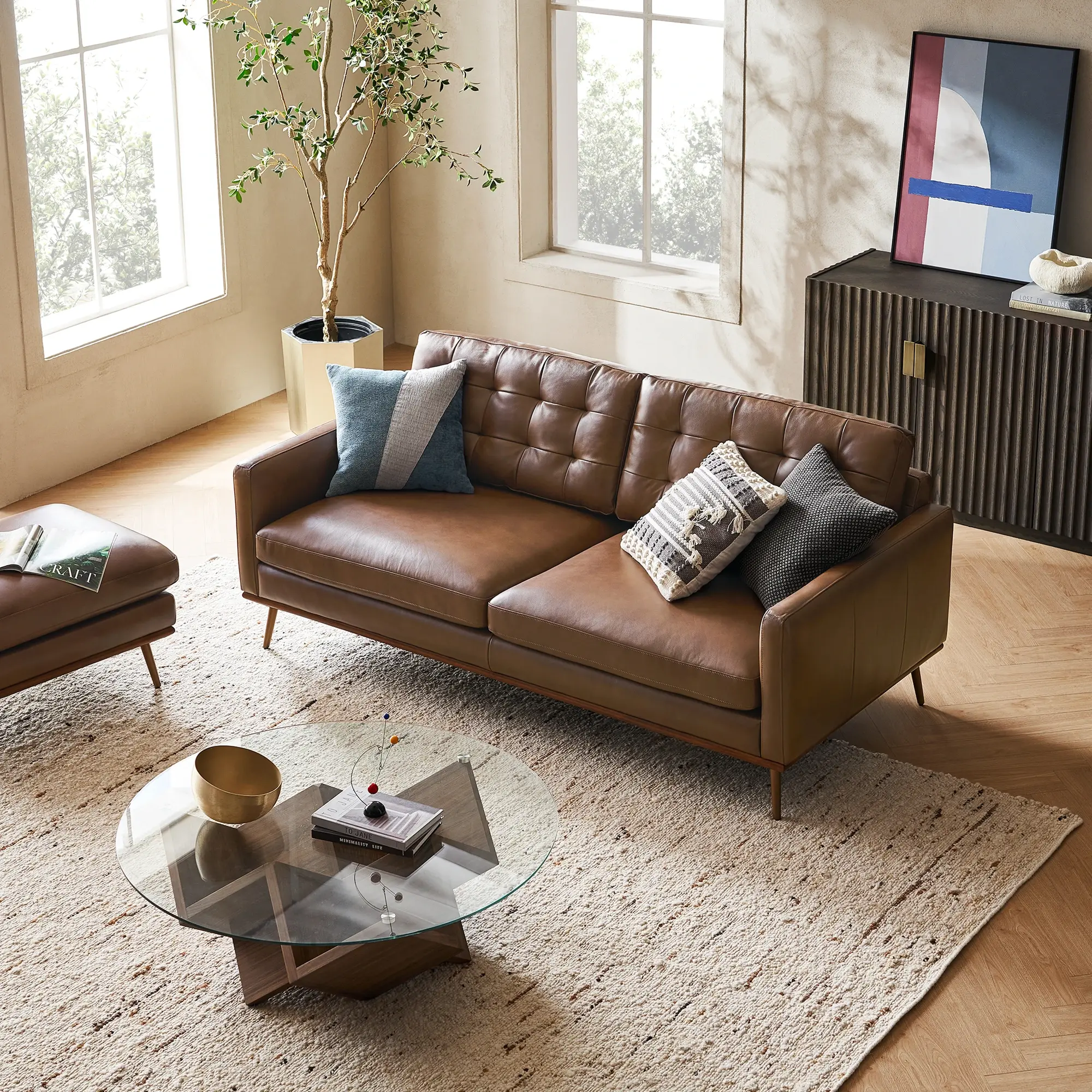 Leather Sofa